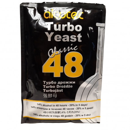 Дрожжи спиртовые Alcotec 48 Turbo Yeast Pure (135 гр) Дрожжи спиртовые Alcotec 48 Turbo Yeast Pure (135 гр)