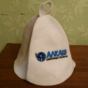 Фирменная шапка для бани АЛКАШ