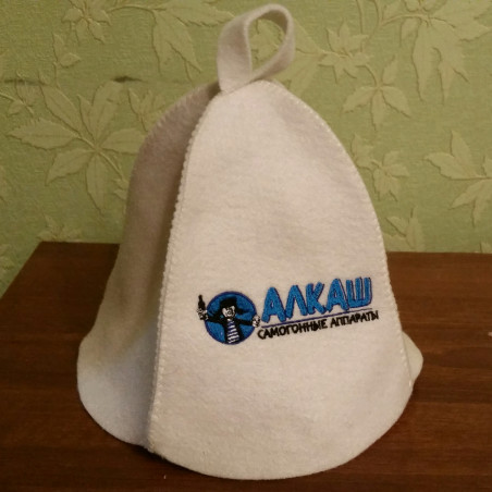 Фирменная шапка для бани АЛКАШ