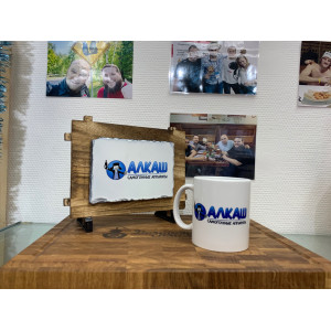 Фирменная кружка от компании АЛКАШ