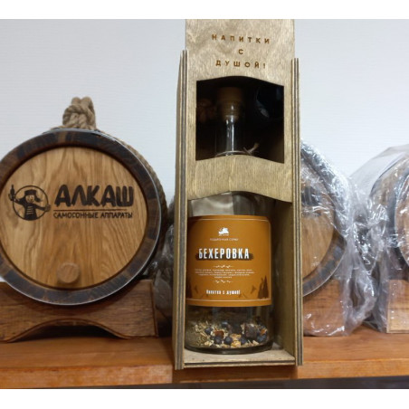 Подарочная шкатулка для 1 бутылки Дед Алтай