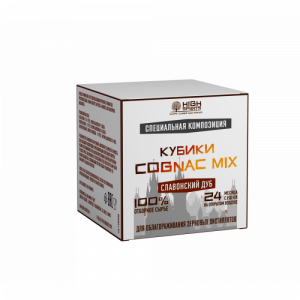 Кубики дубовые «Cognac Mix» (смесь обжигов) (коробочка, 40 гр)